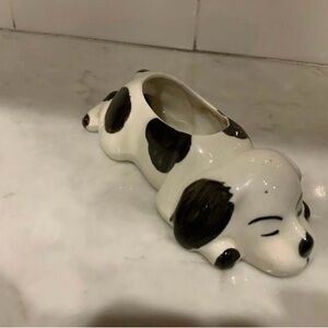 Made in Occupied Japan: small puppy planter